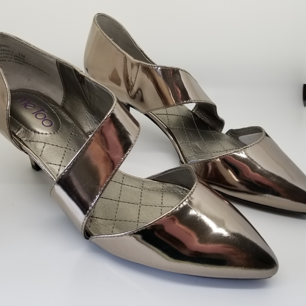 Me Too Strappy Mary Jane in Silver - Size 7